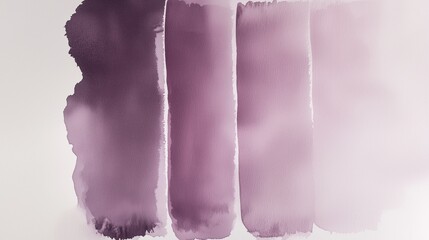 Poster - Velvety Plum Gradient Blending into Dusky Lavender Tones on Canvas