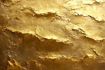 Poster - Luxurious golden texture with intricate details and captivating visual appeal