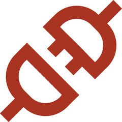 Poster - Interconnectedness A Powerful Symbol Of Unity And Collaboration, Depicted In Bold, Simple Red Lines Against A Clean White Background