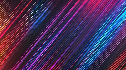 Leinwandbilder - Mesmerizing Colorful Abstract Motion Background with Vibrant Gradient Patterns  Futuristic digital and design with dynamic energetic and hypnotic visual effects