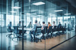 © melhak - Corporate Meeting Behind Glass Partition - Productivity