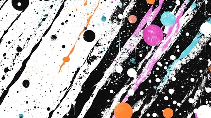 Poster - Vibrant Colorful Abstract Splash Background with Dynamic Fluid Patterns and Textures  Creative Expressive Digital Painting with Bold Colors Playful Splatter Effects and Experimental Expression