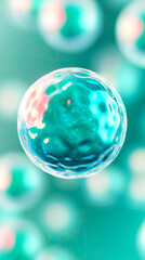 Poster - Exploring Cellular Regeneration Through Vibrant Microscopic Imagery in Diverse Environments