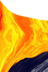 Aufkleber - Vibrant Flames Dance Against a Contrasting Backdrop of Deep Shadows and Vibrant Colors