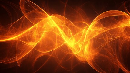 Poster - Abstract geometric lines forming a dynamic pattern on a dark background, creating a sense of movement and energy, perfect for modern design.