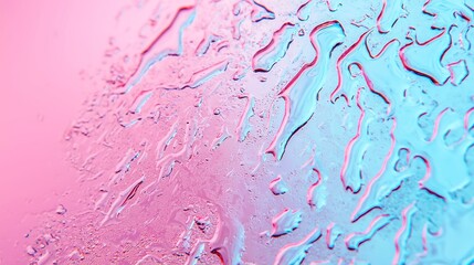Poster - Iridescent Film Texture, a captivating blend of shimmering colors and reflective surfaces, creating a mesmerizing visual experience with a smooth, glass-like finish.