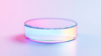 Poster - Prismatic Holographic Surface, vibrant colors reflecting light, captivating interplay of hues, shimmering patterns, an otherworldly visual experience in an open environment