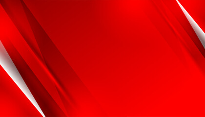 Aufkleber - Abstract red geometric background with modern technology style line pattern texture