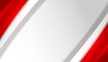 Aufkleber - Red white professional geometric background design