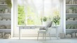 © PikePicture - airy white space desk
