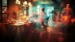 © PikePicture - table blurred halloween interior