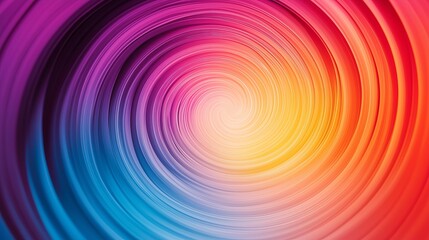 Poster - A gradient of shifting colors creating an endless loop effec