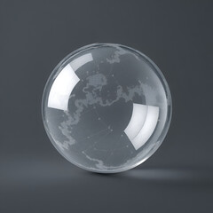 Wall Mural - abstract blue globe