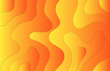 Poster - Liquid color background design. Yellow Fluid gradient shapes composition. Futuristic design posters.