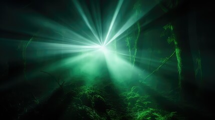 mist green laser lights