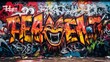 © sevector - mural heavy metal font