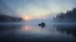 © sevector - river fog on water