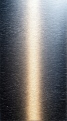 Aufkleber - Gleaming Metal Surface Texture with a Central Golden Light Beam for Industrial and Modern Design Applications