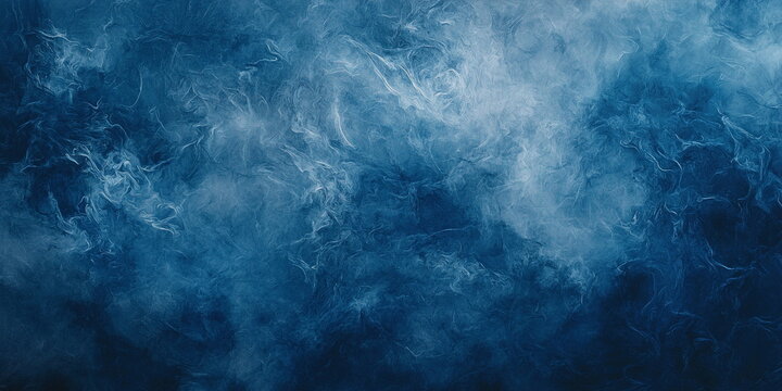 deep blue abstract background, painted wall texture