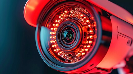 Poster - Ethical and Legal Considerations of Cyber Surveillance in Business, illuminating insights, high contrast visuals, vibrant colors, emphasizing sharp details in a compelling narrative.