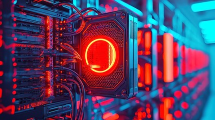 Poster - Cybersecurity Compliance in Remote Work, exploring challenges and strategies, emphasizing vibrant visuals and sharp details to illustrate key concepts and solutions in a digital landscape.
