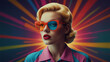 © SvitlanaKvet - Experience a burst of color with this retro 90s pop art illustration.