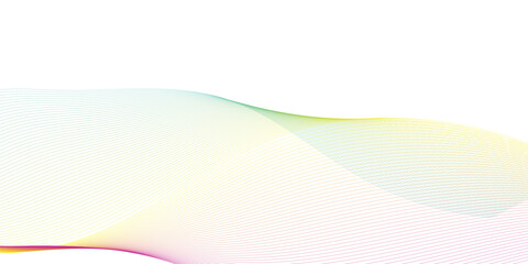 Poster - abstract frequency sound wavy, twisted curve lines with blend effect. technology abstract wavy curve