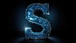 © vectorwin - equin blue letter s