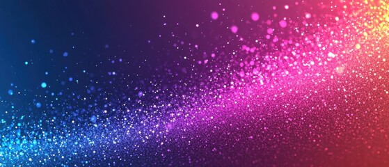 Poster - Abstract gradient background with sparkling particles creating a vibrant and dynamic visual effect for modern designs