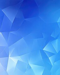 Poster - Abstract geometric design with blue hues and sharp angles creating a modern and dynamic background for various applications