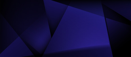 Aufkleber - Dark Blue Geometric Abstract Background