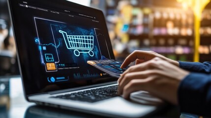 Poster - E-commerce Shopping Online Digital Technology