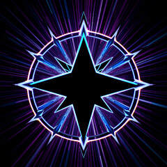 Diffraction Glyph Icon