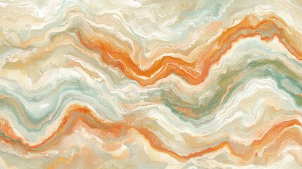 Poster - A delicate, flowing gradient background with soft tones and a dreamy, modern abstract aesthetic.