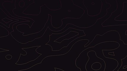 Wall Mural - Dynamic Topography Map Vector Animation