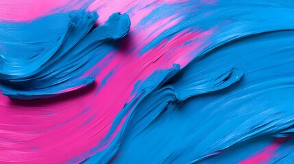 Poster - Abstract blue, mint, and pink background infused with modern design elements for creative and artistic projects