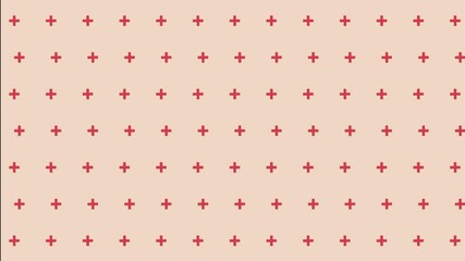 Wall Mural - Dynamic Cross Pattern Vector Animation