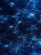 © Darren - Blue digital network with glowing connections- representing the power of technology and global connectivity. The dark background highlights the light from each connection.