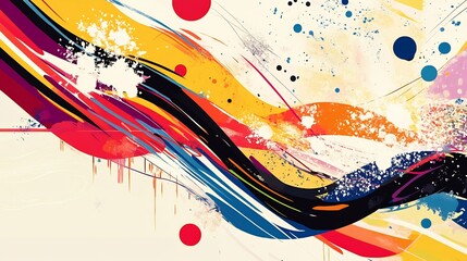 Leinwandbilder - Abstract representation of consumer behavior dynamic patterns symbolizing decisionmaking processes trends