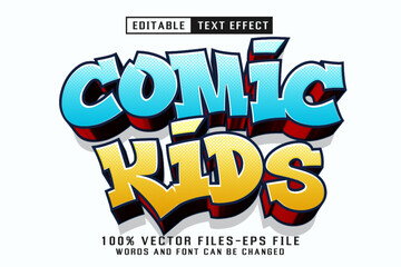 Poster - Comic Kids Graffiti Text - Editable Text Effect