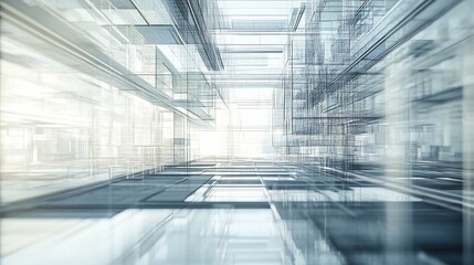 Fototapete - Highdetail rendering of corporate compliance showcasing structured layer interconnected pathways symbolizing adherence