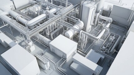 Fototapete - Highdetail rendering of Six Sigma methodology showcasing DMAIC processes quality improvement tools