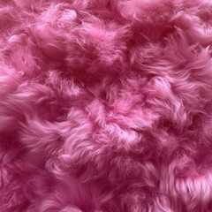 Poster - Pink fur texture background Abstract fluffy surface with long hairs soft and vibrant color creating a sense of warmth and comfort Perfect for backgrounds