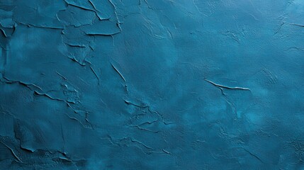 Poster - Abstract Oil Paint Texture on Canvas with Cloudy Blue Color and Artistic Design Elements