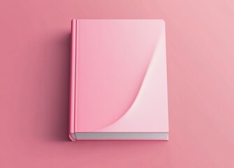Wall Mural - elegant pink gradient cover design template for book and presentation layouts