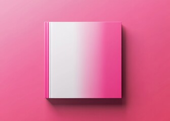 Wall Mural - elegant pink gradient cover design template for book and presentation layouts