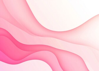 Wall Mural - pink gradient cover design template with a white background