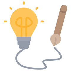 Poster - Creativity Flat Icon