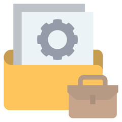 Poster - Project Flat Icon