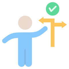 Poster - Decision Making Flat Icon